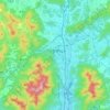 議政府市の地形図、標高、地勢