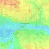 カリーニングラードの地形図、標高、地勢