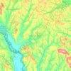 raionul Făleștiの地形図、標高、地勢