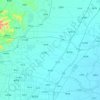 徐水区の地形図、標高、地勢