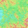 堤川市の地形図、標高、地勢