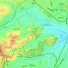 鳩峯公園の地形図、標高、地勢