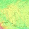 テルノーピリ州の地形図、標高、地勢