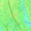 大宮区の地形図、標高、地勢