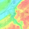 Jordanの地形図、標高、地勢