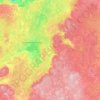ノヴゴロド州の地形図、標高、地勢
