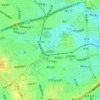 世田谷の地形図、標高、地勢