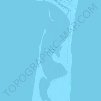 ケラムイ湖の地形図、標高、地勢