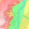 ヤクーツクの地形図、標高、地勢