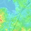 Greenlandの地形図、標高、地勢