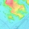 魚見町の地形図、標高、地勢