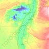 ベニ・スエフ県の地形図、標高、地勢
