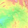 Maricopa Countyの地形図、標高、地勢