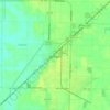 Stuttgartの地形図、標高、地勢