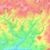 Callacの地形図、標高、地勢