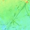 南台の地形図、標高、地勢