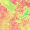 ヤロスラヴリ州の地形図、標高、地勢