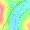 Abbotsdaleの地形図、標高、地勢