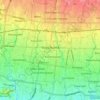 ジョグジャカルタの地形図、標高、地勢