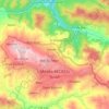 メデア (アルジェリア)の地形図、標高、地勢