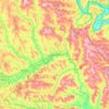 raionul Floreștiの地形図、標高、地勢