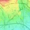 伊丹市の地形図、標高、地勢