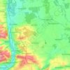Kolitzheimの地形図、標高、地勢