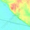 Pleasant Hillの地形図、標高、地勢