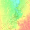 トゥーグラの地形図、標高、地勢