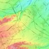 入間市の地形図、標高、地勢