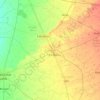 Faridkotの地形図、標高、地勢