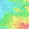 Rosarnoの地形図、標高、地勢
