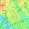 雪谷大塚町の地形図、標高、地勢