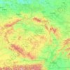 チェコの地形図、標高、地勢