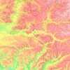 スームィ州の地形図、標高、地勢