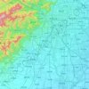 房山区の地形図、標高、地勢