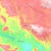 Materaの地形図、標高、地勢