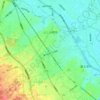 ふじみ野市の地形図、標高、地勢