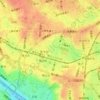等々力五丁目の地形図、標高、地勢
