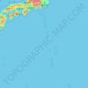 東京都の地形図、標高、地勢