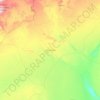 ベニ・アッベス県の地形図、標高、地勢