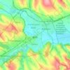 バルツィの地形図、標高、地勢