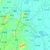 津市市の地形図、標高、地勢
