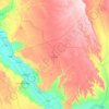 ソハーグ県の地形図、標高、地勢