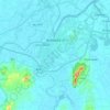 スラートターニーの地形図、標高、地勢