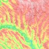 raionul Briceniの地形図、標高、地勢