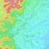 亀山市の地形図、標高、地勢