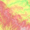 グリエフスキー地区の地形図、標高、地勢