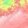 サイダ県の地形図、標高、地勢