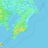 千葉県の地形図、標高、地勢